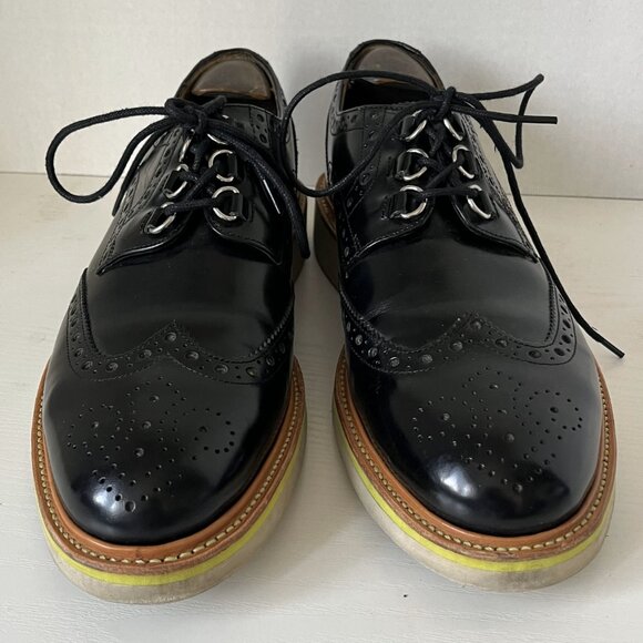 Oliver Sweeney Albany 8 Black Leather Lace-Up Shoes – Size 9.5 US - Picture 4 of 6